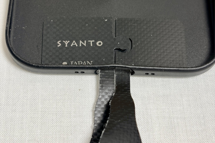 syanto ring スマホケースへの挟み方